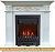 Комплект камина Smolcom Verona STD-ASP с Royal Flame Aspen Black (бьянко белый дуб) картинка