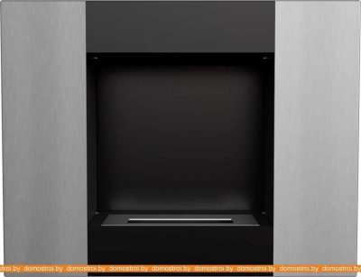 Биокамин Kratki Quat Vertical (черный, с сертификатом TUV) фотография