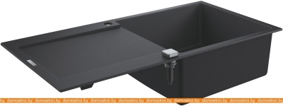 Кухонная мойка Grohe K500 60-C 100/50 1.0 31645AP0 (черный гранит) фотография