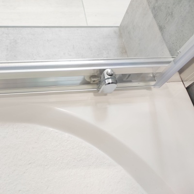 Душевой уголок GoodDoor NEO CR-90-C-CH 90x90 стекла прозрачные (без поддона) фотография