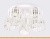 Потолочная люстра Ambrella light Traditional TR5201/5 WH/CL фотография