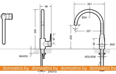Смеситель Bravat Source F7173218CP-ENG фотография