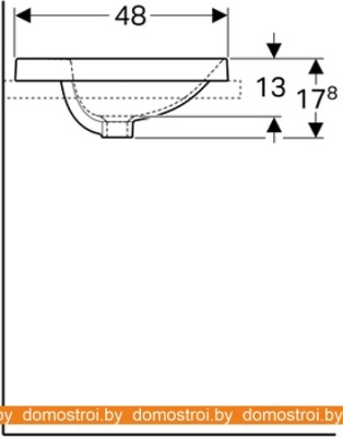 Умывальник Geberit Variform 500.726.01.2 фотография