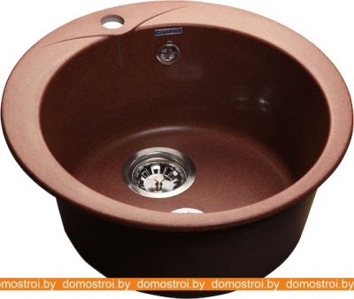 Кухонная мойка GranFest Rondo GF-R480 (красный марс) фотография