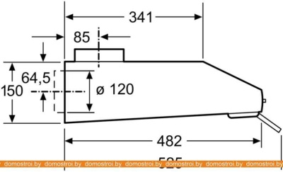 Вытяжка Bosch DUL63CC50 фотография