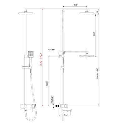 Душевая система Lemark Tropic LM7004C фотография