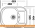 Кухонная мойка Kromevye EC 254 D фотография Кухонная мойка Kromevye EC 254 D фотография