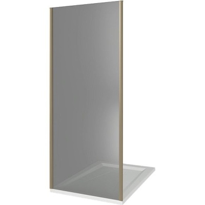 Боковая часть GoodDooor JAZZE SP-80-B-BR 80x185 коричневые стекла фотография