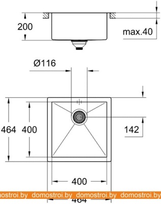 Кухонная мойка Grohe K700 31578SD0 фотография