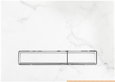 Кнопка для системы инсталляции Lavinia Boho Relfix 38050903 (statuary) фотография