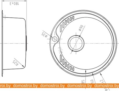Кухонная мойка IDDIS Suno SUN49S0i77 фотография
