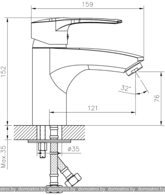 Смеситель Decoroom DR70015 фотография