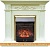 Комплект камина Smolcom Verona STD-ASP с Royal Flame Majestic FX M Brass (белый дуб) картинка