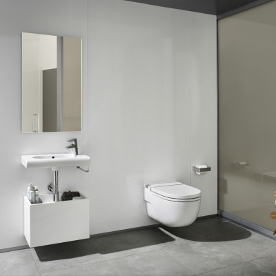 Подвесной унитаз Roca Meridian 893301000 с сиденьем фотография