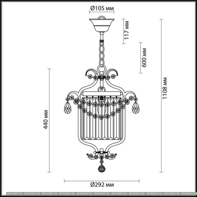 Подвесная люстра Odeon Light Sharm 4686/1 фотография