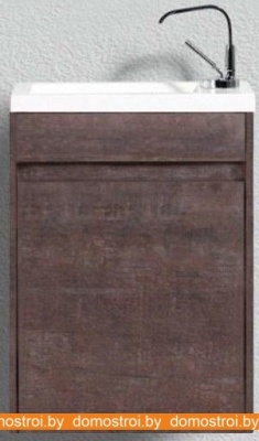 Тумба под умывальник BelBagno Pietra Mini-460-1A-SO-PT-R (правый, stone) фотография