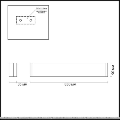 Светильник бра Odeon Light Framant 4293/30WL фотография