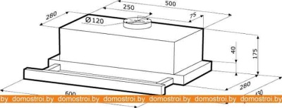 Вытяжка Krona Kamilla Sensor 600 Black фотография