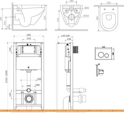 Унитаз AM.PM Spirit 2.0 FlashClean IS49001.701700 фотография