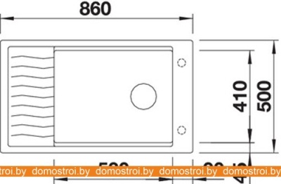 Кухонная мойка Blanco Elon XL 8 S (антрацит) 524860 фотография