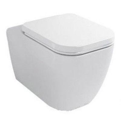 Подвесной унитаз BelBagno ALPINA [BB10100CH + BB10100SC] с сиденьем фотография