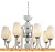 Подвесная люстра Arte Lamp Lavinia A1404LM-8WH картинка