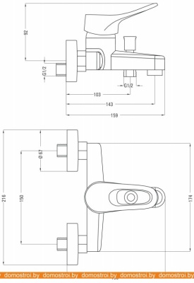 Смеситель Deante Vero BOW 010M фотография