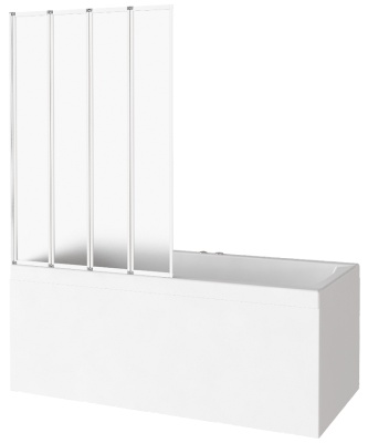 Шторка на ванну GoodDoor SCREEN GR4-100-G-WE 100x140 фотография