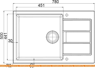 Кухонная мойка Franke Sirius SID 611-78/45 114.0489.216 (оникс) фотография