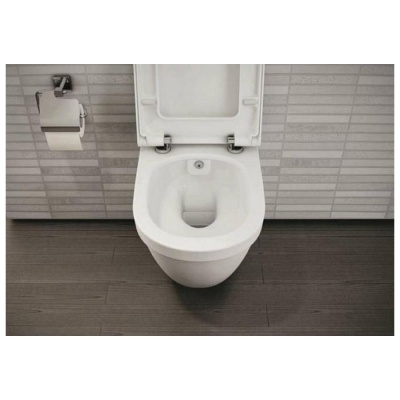 Подвесной унитаз Vitra D-Light Rim-ex 5911B003-6099 с сиденьем фотография