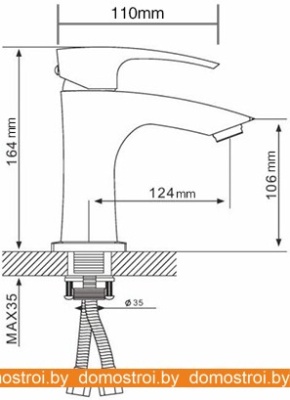 Смеситель Gappo G1007-8 фотография