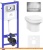 Унитаз Lavinia Boho Relfix Grance Hill Rimless 6 в 1 87561002 (хром пластик) фотография