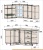 Кухня Интерлиния Мила Деко 1.2x1.6 (океан/травертин серый) фотография