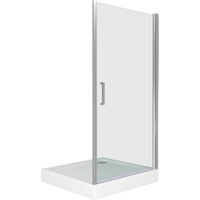 Душевая дверь GoodDooor PANDORA DR-100-C-CH 100x185 прозрачные стекла фотография