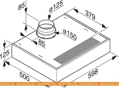 Вытяжка Miele DA 1260 (нержавеющая сталь) фотография