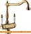 Смеситель Franke Old England Clear Water Бронза 115.0370.684 картинка