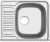 Кухонная мойка Ukinox Комфорт COM580.480 --GT6K 1R- фотография