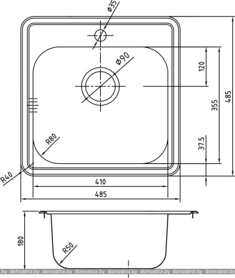 Кухонная мойка IDDIS Strit STR48P0i77 фотография