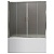 Шторка для ванной BelBagno UNO-VF-2-170/145-P-Cr стекло шиншилла 170x145 картинка