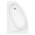 Акриловая ванна Besco Rima 140x90 L картинка