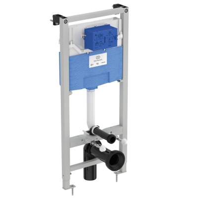 Комплект инсталляции и унитаза Ideal Standard Tesi Aquablade + кнопка Solea M1 хром T387201 фотография