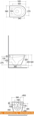 Унитаз Rak Ceramics Resort Rimless RST23AWHA фотография