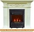 Комплект камина Smolcom Verona STD-ASP с Royal Flame Aspen Black (белый дуб) картинка