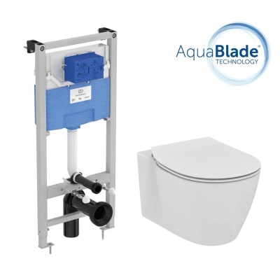 Комплект инсталляции и унитаза Ideal Standard Connect Aquablade E211601 фотография