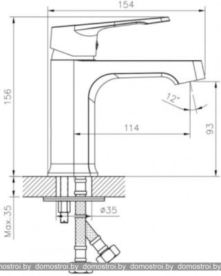 Смеситель Decoroom DR23011 фотография