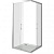 Душевой уголок GoodDoor LATTE CR-100-C-WE 100x100 прозрачные стекла (без поддона) картинка
