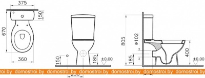 Унитаз Vitra Norm Nord 9845B099-7201 фотография