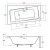 Акриловая ванна Besco Infinity 150x90 L фотография