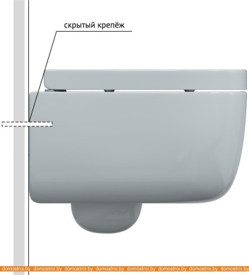 Унитаз Bocchi V-Tondo Rimless (белый) 1417-001-0129+A0374-001 фотография