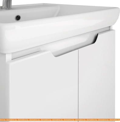 Тумба под умывальник Dreja Q Plus (D) 60 99.1004 (белый глянец) фотография